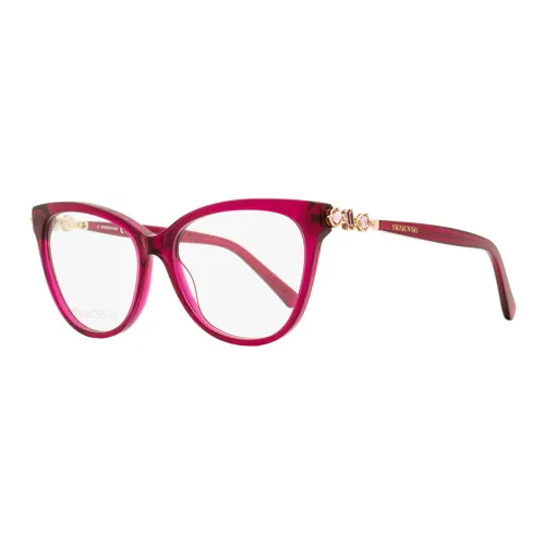Swarovski Ацетат Оправа для очков "Кошачий глаз" Женская Бордовый