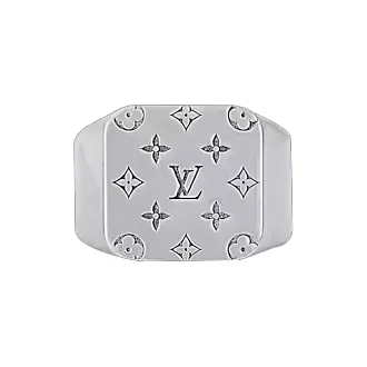 LOUIS VUITTON Латунные кольца унисекс серебряные