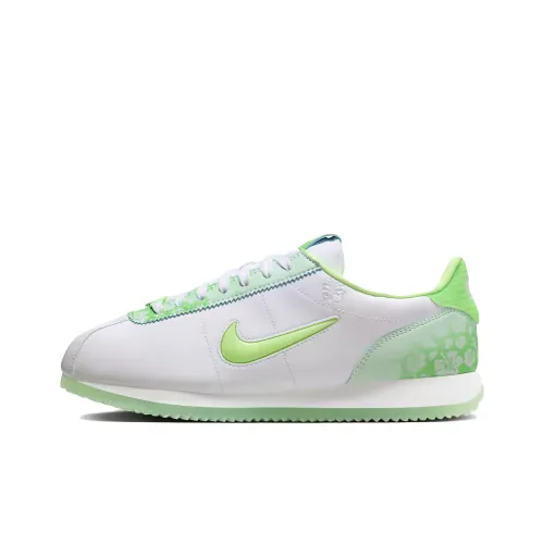 Doernbecher Freestyle x Nike Cortez Амортизация Износостойкий Низкий Топ Беговые кроссовки Женские Белый Зеленый