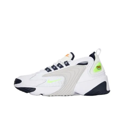 Nike Zoom 2K Амортизаторы Устойчивые к истиранию Низкий Топ Повседневный Мужской Светло-Серый