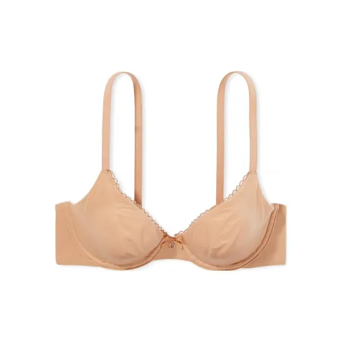 Victoria's Secret Центральная часть By Victoria Коллекция 84402 PUSH Up Незаметный Lift Без подкладки Гладкий Бюстгальтер Женские Пралине