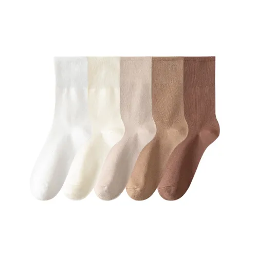 SOIE Носки Crew Женские 5 пар смешанные цвета