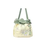 Хлопково-льняная смесь - шалфейно-зеленый