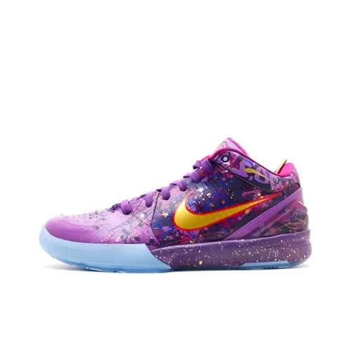 Nike Zoom Kobe 4 Prelude Finals MVP Коби 4 Амортизация Противоскользящий Легкий MID Топ Баскетбольные кроссовки Мужской