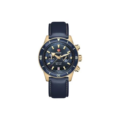 RADO Автоматический Механический Механизм Мужские Часы Captain Cook Collection 43 мм Синий