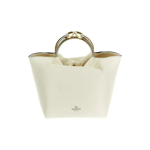 Valentino Кожа Сумка Женская Айвори Белый