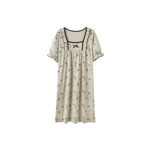 The Story Of The Flower Season Ночная сорочка Женская Матча