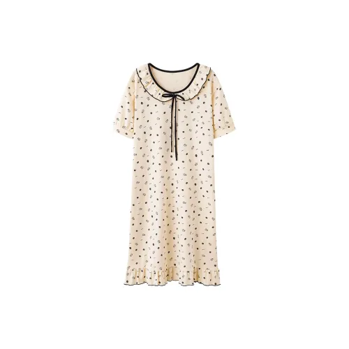 The Story Of The Flower Season Ночная сорочка Женская Абрикос