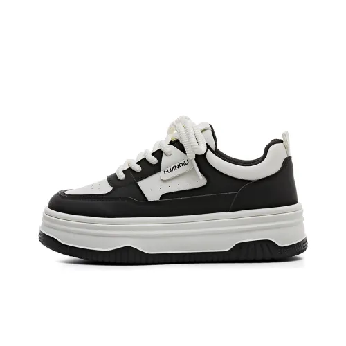 HUANQIU Устойчивые к истиранию Дышащие Низкие Кроссовки для скейтбординга Женские Белые Черные