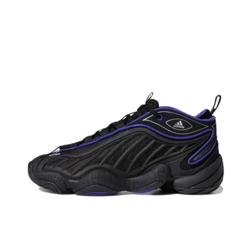 Adidas Originals Intimidation Slip-resistant Abrasion-resistant Low Top Casual Shoes Men's Black Adidas Originals Intimidation Противоскользящие Устойчивые к истиранию Низкие Топ Повседневная Обувь Мужская Черная