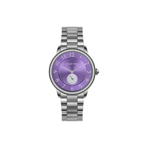 Golden Maple New Macaron Collection Кварцевый механизм ремешок из нержавеющей стали часы унисекс разноцветный циферблат