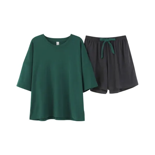 The Story Of The Flower Season Пижамный комплект Женские Зеленый