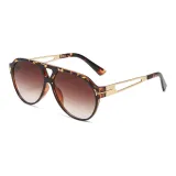 Черепаховая оправа с градиентными чайно-коричневыми линзами