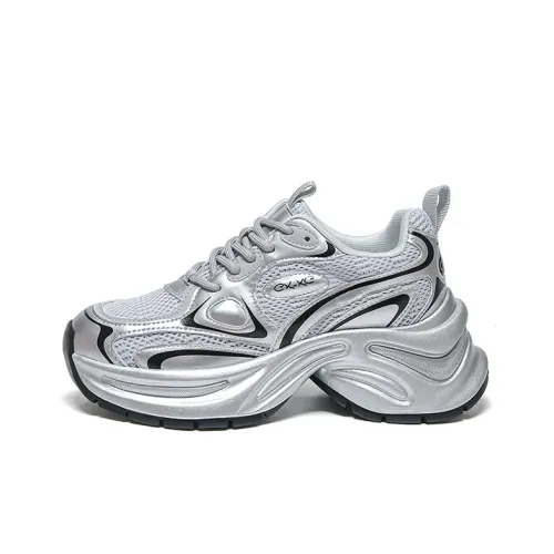 WOOS BOBO Износостойкий Дышащий Легкий Увеличивающий Высоту Низкий Топ Кроссовки с Толстой Подошвой Женские