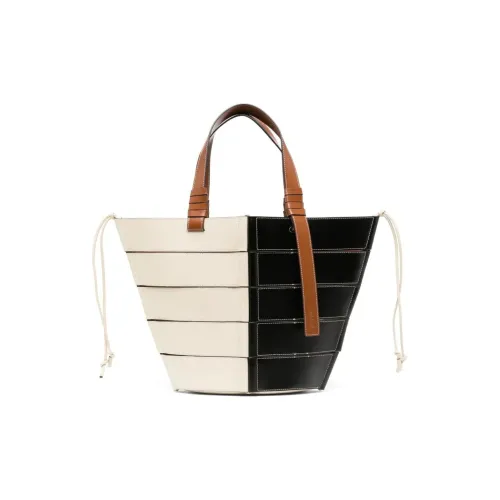 Staud Кожа Тоут Сумка Сумка для покупок Сумка Женская Айвори Черный Коричневый