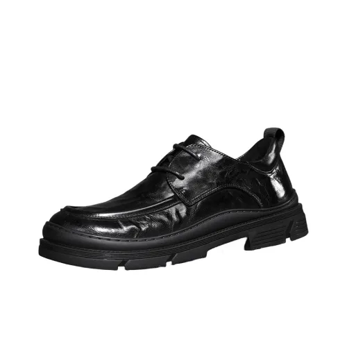 MOXU Мужская повседневная обувь низкий топ черный мужской