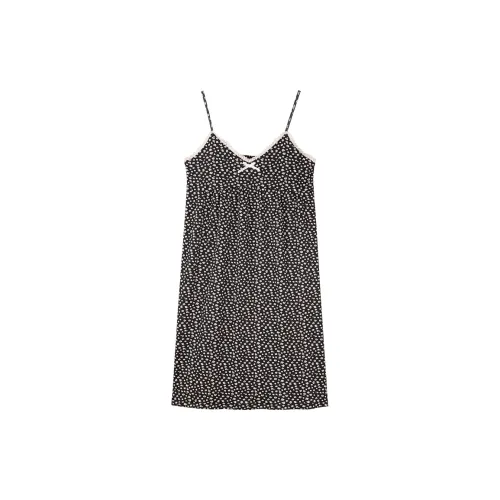 The Story Of The Flower Season Ночная сорочка Женская Черная