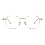 Прозрачные оправы с золотыми подкладками