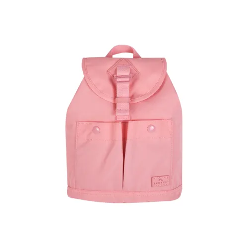 Doughnut Нейлон Саржа Рюкзак Мини Unisex Light Коралловый