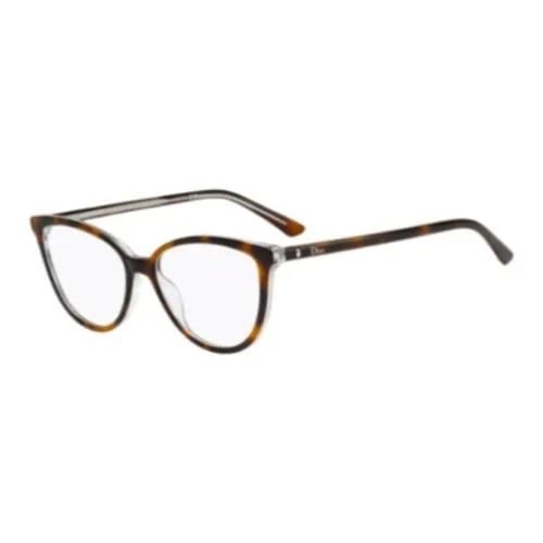 DIOR Пластик Кошачий глаз Оправы для очков Женские Черепаховый