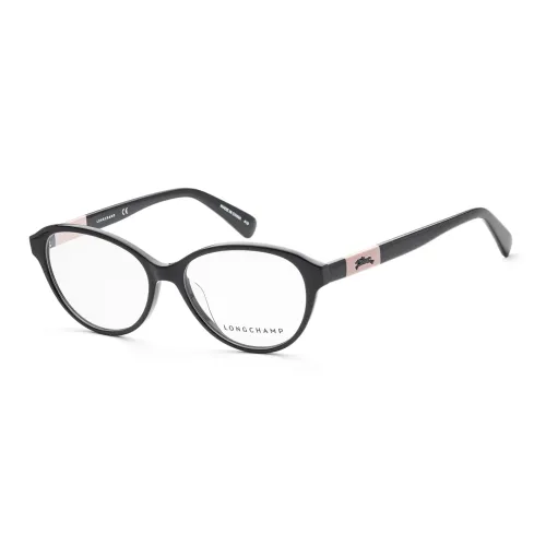 LONGCHAMP Ацетат Кошачий глаз Оправы для очков Женские Черный