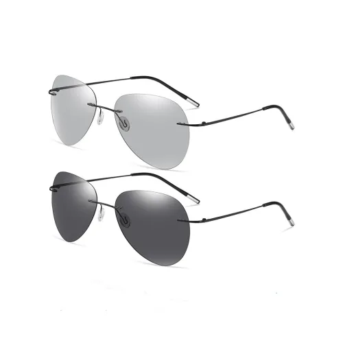 Thunder Pailong Титановый Сплав Aviators Солнцезащитные Очки Унисекс