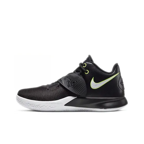 Nike Flytrap 3 Kyrie Амортизирующие противоскользящие низкие баскетбольные кроссовки для игры Мужские Черные Зеленые