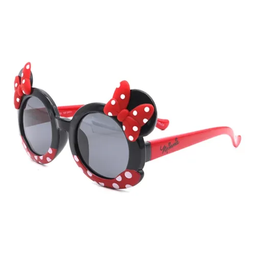 Disney Minnie Series TPEE Нерегулярная форма Солнцезащитные очки Детский Сливовый Красный Черный