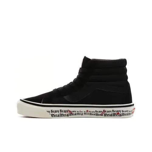 VANS SK8 High Топ Скейтборд Кроссовки Унисекс Черный Белый
