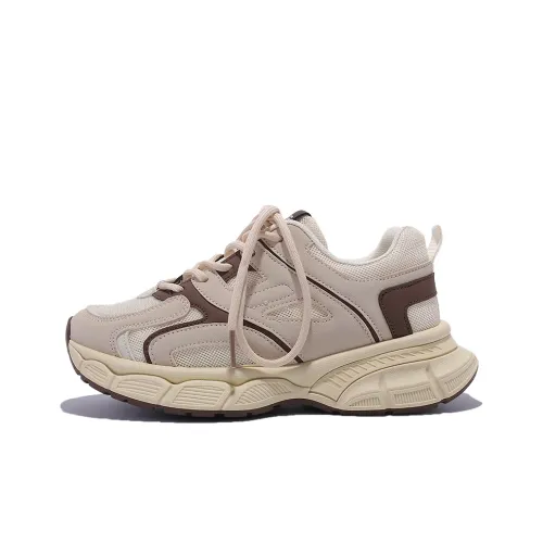 Miss Zhang Толстоподошвенные кроссовки Low Top Бежево-коричневый Женские