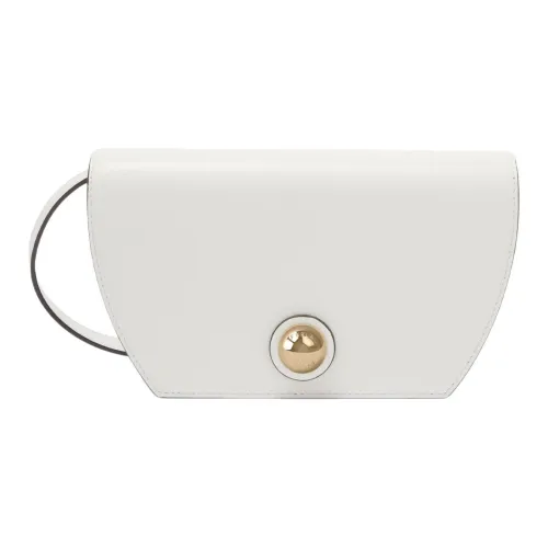 Furla Мягкая Телячья Кожа Сумка через плечо Мини Женская Хлопковая Конфетная Белая