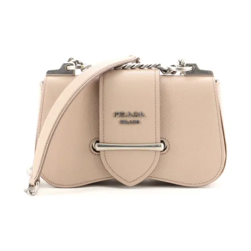 PRADA Sidonie Сумка через плечо из кожи сумка на плечо женская светло-розовая