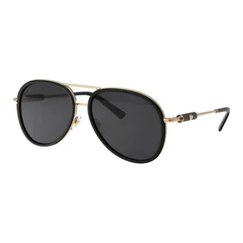 VERSACE Aviator Солнцезащитные очки Унисекс Черный