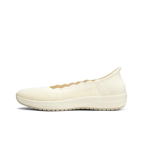 Skechers Амортизация Износостойкий Низкий Топ Casual Женский Бежевый