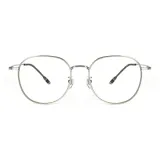 Прозрачные зеленые оправы и серебряные храмы