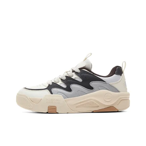 Кроссовки для скейтбординга PEAK Low Top Super Light Белый/Серый Женские