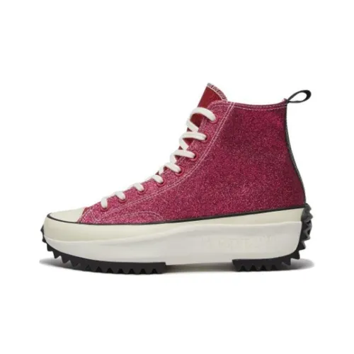 JW Anderson x Converse Run Star Hike High Топ Кеды Унисекс Красный синий Несовпадающие