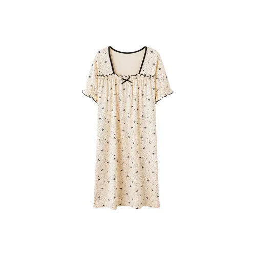 The Story Of The Flower Season Ночная сорочка Женская Абрикос