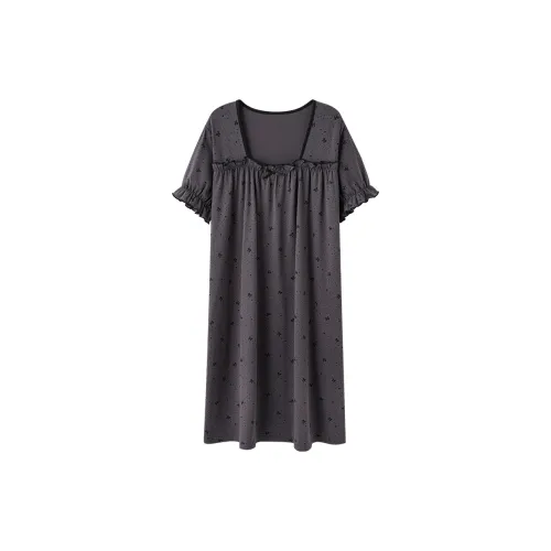 The Story Of The Flower Season Ночная сорочка Женская Черная