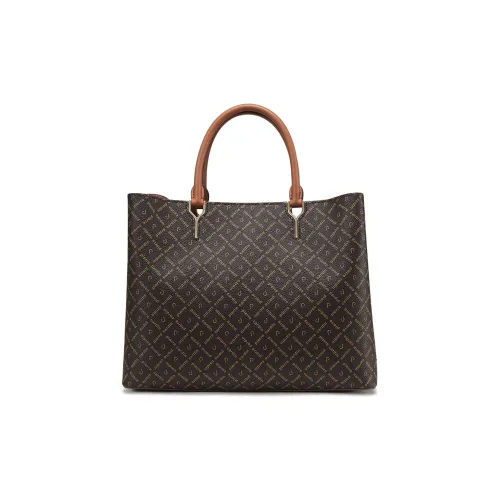 PIERRE CARDIN PVC Ручная сумка Сумка через плечо Женская Кофейного цвета