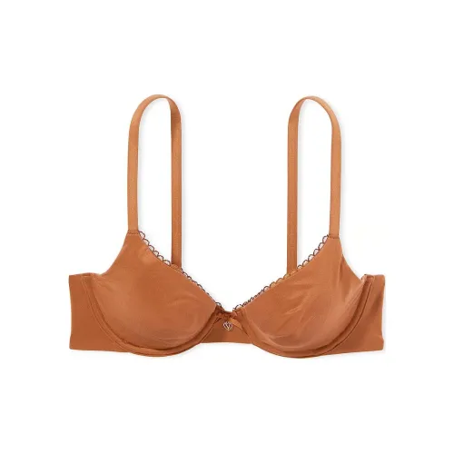 Victoria's Secret Тело By Victoria Коллекция 8442 PUSH Up Invisible Lift Без подкладки Гладкий Бюстгальтер Женские Карамель