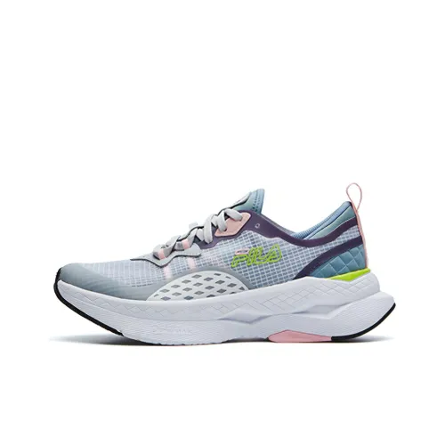 FILA Heritage FHT Low Топ Повседневные Беговые Кроссовки Женские Серый Синий