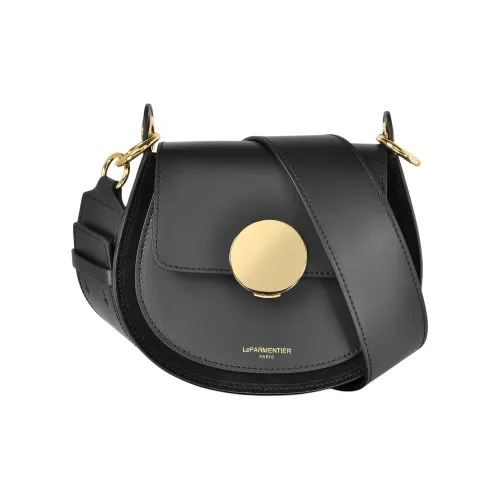 Le Parmentier Сумка из натуральной кожи Saddle Сумка через плечо Женская Черная
