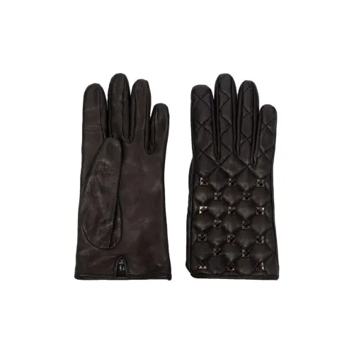 PHILIPP PLEIN Телячья кожа, шелк, женские перчатки