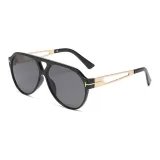 Черная оправа с черно-серыми линзами