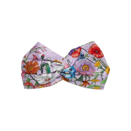 GUCCI Flora Шелковые резинки для волос, разноцветные, женские