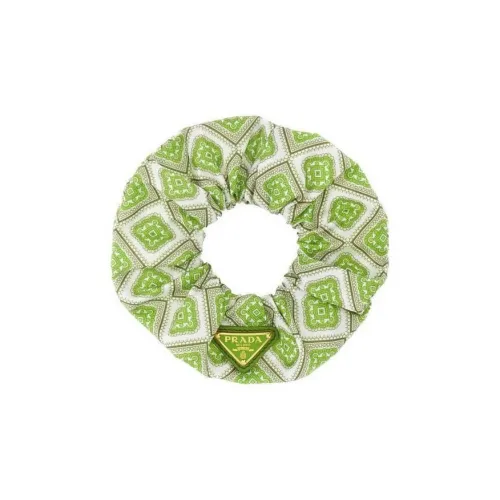 PRADA Хлопковая ткань Резинки-спирали для волос Многоцветный Женские