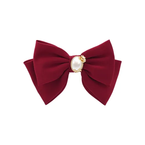 UNABERRY Полиэстер, Искусственный жемчуг Заколки для волос Красный UNA2204111 Женские