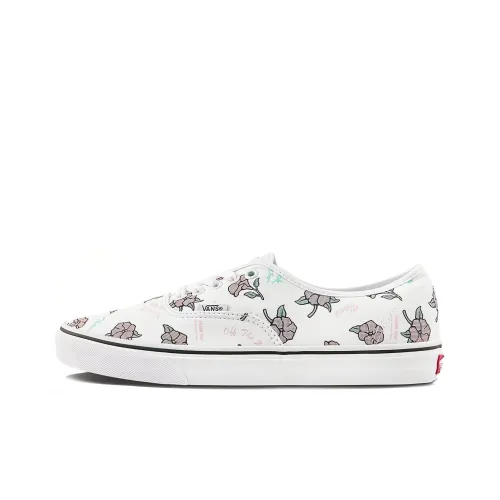 Vans Authentic Series Low Топ Скейтборд Кроссовки Унисекс Белый