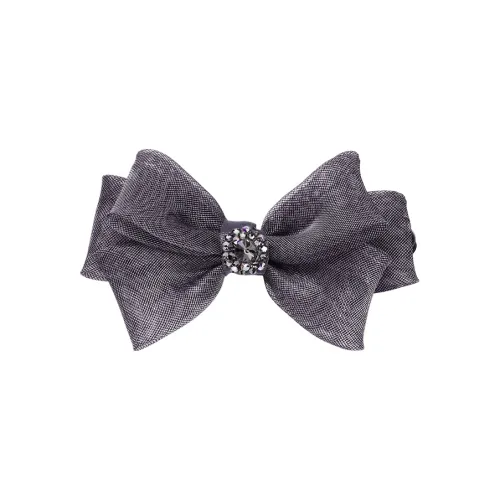 ROYALSASA Шелковый шифон искусственный кристалл заколки для волос женские